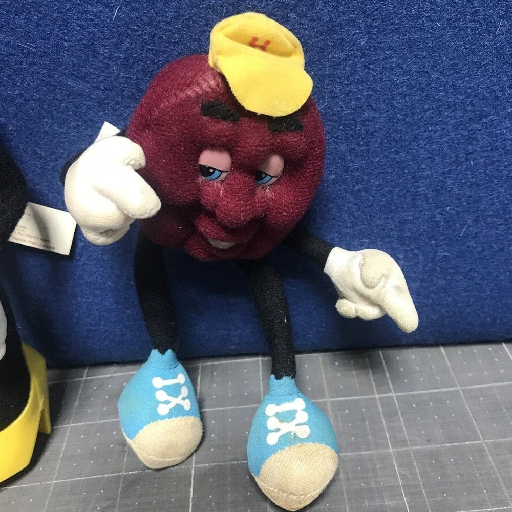 4 California Raisins Flocked Applause Bendable Plush‎ 1 PVC Walker Not Working